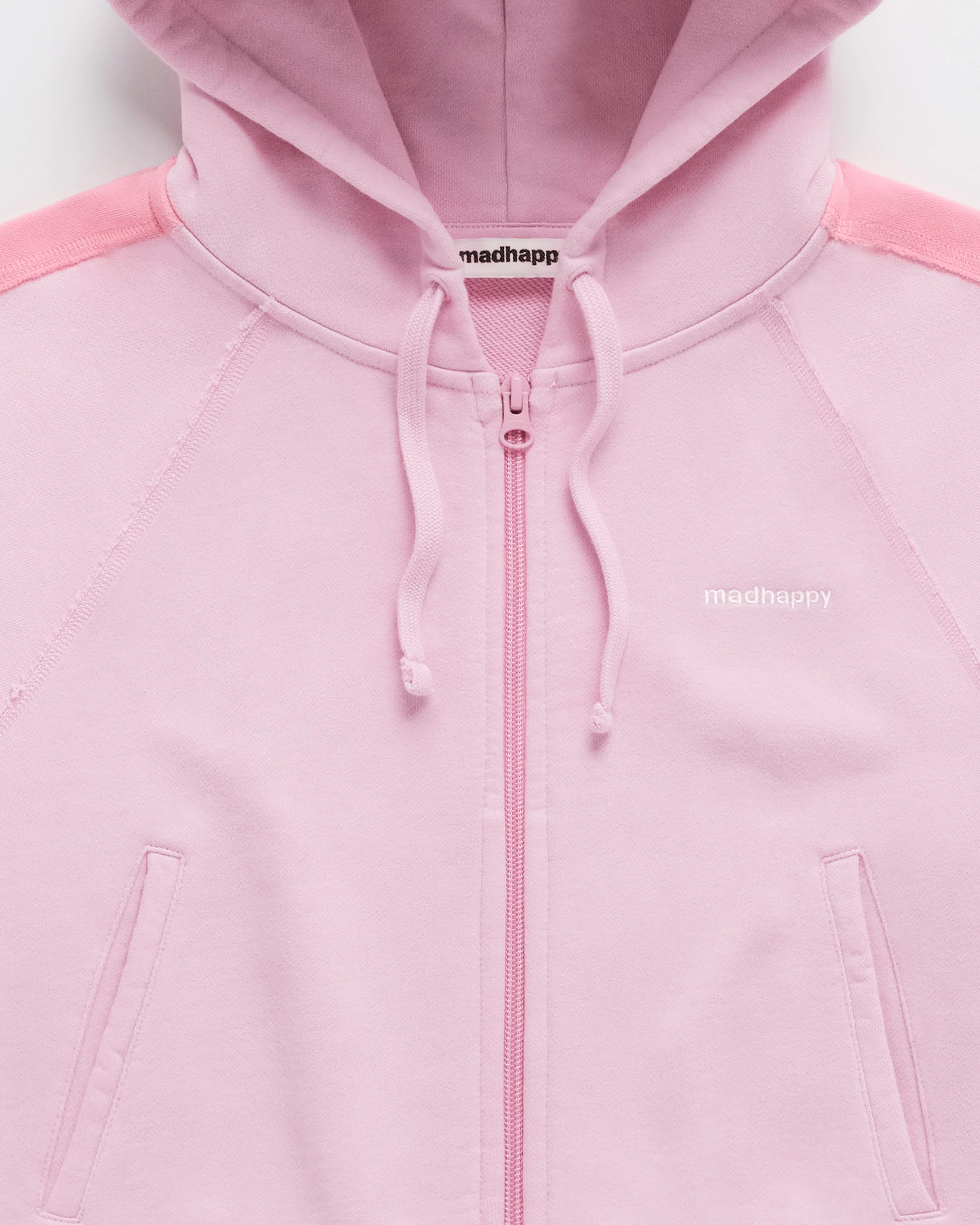 Lounge Cropped French Terry Zip Up - Image 3